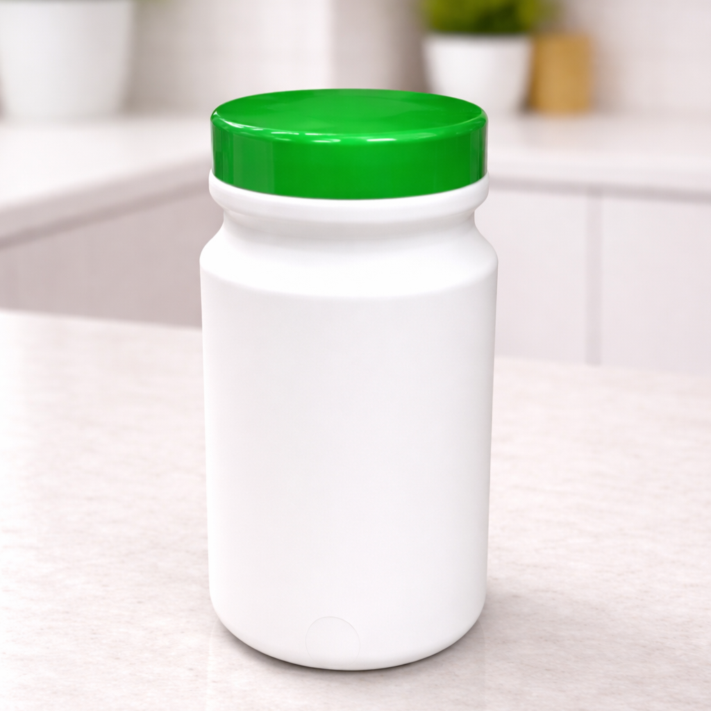 Screw Cap HDPE Volvo Jar